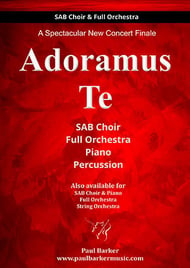 Adoramus Te SAB choral sheet music cover Thumbnail
